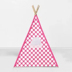Bacati - Mix N Match Pink Chevron/Dots Play Tent For Kids/Toddlers, 100% Cotton Percale Fabric Cover -LITTLE TIKES Shop GUEST 90fad860 f6ac 4450 a638 b3da7cf2bffe