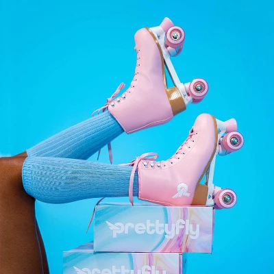 Prettyfly Womens' Retro Quad Skates Vegan Leather 7 Prettyfly Womens' Retro Quad Skates Vegan Leather - Image 7