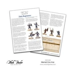 Married Zulu Impi Miniatures Box Set