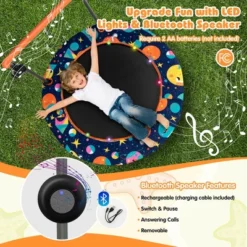 Costway 36'' Mini Toddler Trampoline W/LED Bluetooth Speaker Detachable Handle Kids Gifts 12 Costway 36'' Mini Toddler Trampoline W/LED Bluetooth Speaker Detachable Handle Kids Gifts -LITTLE TIKES Shop GUEST 9277c731 8fe4 445a bdd6 396e7a86f45b