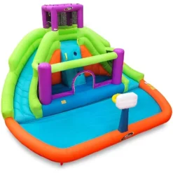 Magic Time Double Hurricane Outdoor Kids Inflatable Water Slide Bounce House And Comfy Floats 13 Foot Misting Platform Inflatable Summertime Float -LITTLE TIKES Shop GUEST 92f8a61f 3766 4fa8 ab35 edebb773ee2e