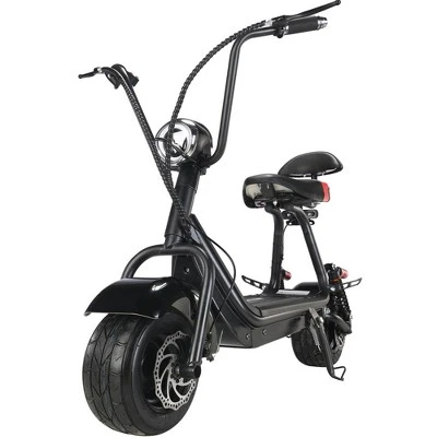 MotoTec Mini Fat Tire 48v 500w Electric Scooter Black 2 MotoTec Mini Fat Tire 48v 500w Electric Scooter Black - Image 2