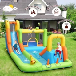Costway Inflatable Water Slide Park Bounce House Climbing Wall 15 Costway Inflatable Water Slide Park Bounce House Climbing Wall -LITTLE TIKES Shop GUEST 94cd8441 d1ff 449f 961f a0302eb5e2d1