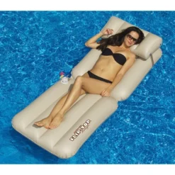 Swimline 88" Adjustable Flip-Top Inflatable Swimming Pool Lounger Raft - Beige -LITTLE TIKES Shop GUEST 94e111b4 674a 4d7b be76 0420bb890df0