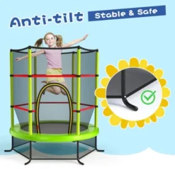 Costway Youth Jumping Round Trampoline 55'' Exercise W/ Safety Pad Enclosure Combo Kids BlueGreeRed -LITTLE TIKES Shop GUEST 94e3eef1 12dd 4416 b78a e5fc9d9ee8fd