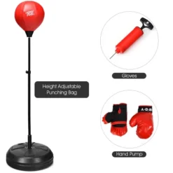 Costway Boxing Punching Bag W/Height Adjustable Stand Boxing Gloves -LITTLE TIKES Shop GUEST 9544c7c3 6ce9 4c92 9d45 bb1a3f08d90f