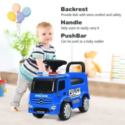 Costway Kids Ride On Push Police Car Licensed Mercedes Benz Push And Ride Racer -LITTLE TIKES Shop GUEST 954e11bb fed5 43a3 af85 124bdac6ee1d