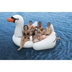 Swim Central 105" Inflatable Giant Swan Mega Island -LITTLE TIKES Shop GUEST 956612b4 9ca9 453d 911a 040b052d3ed2