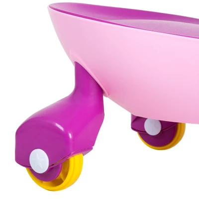 Toy Time Kids' Ride-On Wiggle Car - Pink And Purple 6 Toy Time Kids' Ride-On Wiggle Car - Pink And Purple - Image 6