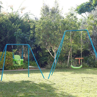 TP Toys 2 In 1 Metal Small To Tall Swing Set 3 TP Toys 2 In 1 Metal Small To Tall Swing Set - Image 3