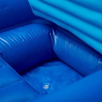 Swimline 15181SF Solstice 64 Inch Inflatable Cooler Couch Pool Float, Lake Raft Lounger With 2 Cupholders And Onboard Ice Cooler, Blue 2 Swimline 15181SF Solstice 64 Inch Inflatable Cooler Couch Pool Float, Lake Raft Lounger With 2 Cupholders And Onboard Ice Cooler, Blue - Image 2