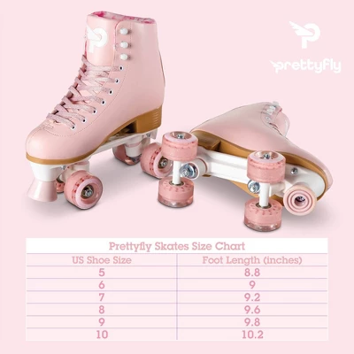 Prettyfly Womens' Retro Quad Skates Vegan Leather 3 Prettyfly Womens' Retro Quad Skates Vegan Leather - Image 3