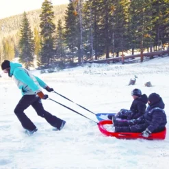 GoSports 2 Person Premium Snow Sled With Double Walled Construction, Pull Strap And Padded Seat -LITTLE TIKES Shop GUEST 96d034fa d3f9 4f3d a0b6 ceb060a9cd88