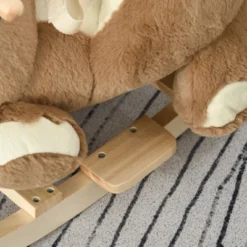 Qaba Kids Ride-On Rocking Horse Toy Bear Style Rocker With Fun Music & Soft Plush Fabric For Children 18-36 Months -LITTLE TIKES Shop GUEST 9739035b f33a 4a99 8e5a d340308710b8