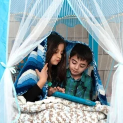Ningbo Zhongying Leisure Products Blue Hexagon Fantasy Castle Play Tent | 53 X 47 X 55 Inches -LITTLE TIKES Shop GUEST 98cee73b 25a5 4fd7 a263 35177b983d31