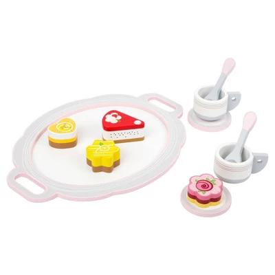 Small Foot Wooden Toys Coffee And Cake Playset - 11pc 1 Small Foot Wooden Toys Coffee And Cake Playset - 11pc