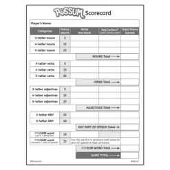 Teacher Created ResourcesĀ® POSSUM Dice Game