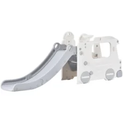 4-in-1 Kids Slide With Bus Play Structure Climber And Basketball Hoop, Freestanding Bus Climber With Slide For Toddlers-ModernLuxe -LITTLE TIKES Shop GUEST 9a15688d 80c1 4677 93b0 0a2b6b9a837b