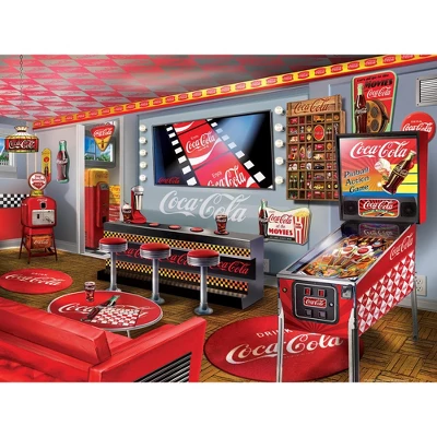 MasterPieces 300 Piece EZ Grip Puzzle - Coke Collector's Hideaway - 18"x24" 2 MasterPieces 300 Piece EZ Grip Puzzle - Coke Collector's Hideaway - 18"x24" - Image 2