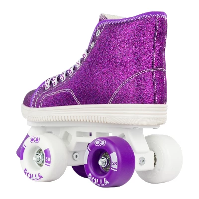Crazy Skates Rolla Roller Skates For Girls - Sneaker-Style Kids Quad Skates 1 Crazy Skates Rolla Roller Skates For Girls - Sneaker-Style Kids Quad Skates