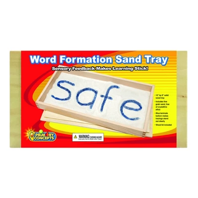 Primary Concepts Word Formation Sand Tray, 15"W X 8"L, Pack Of 4 1 Primary Concepts Word Formation Sand Tray, 15"W X 8"L, Pack Of 4