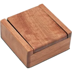 WE Games Wooden Dice Box And 8 Wooden Dice
