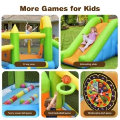 Costway Inflatable Slide Bouncer Ball Pit Basketball Dart Game Without Blower 13 Costway Inflatable Slide Bouncer Ball Pit Basketball Dart Game Without Blower -LITTLE TIKES Shop GUEST 9a4f8889 0dd8 47fa 8e7d 6d83f18bd918