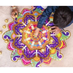 Kulture Khazana Family Rangoli Diwali Holi Floor Puzzle - 150pc -LITTLE TIKES Shop GUEST 9ae16fe2 67d4 45e9 bf4e da8f827b12b5