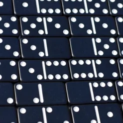 WE Games Double 6 Black Dominoes With White Dots In Wooden Case - Game Night, Outdoor Games, Yard Games, Birthday Gifts, Father's Day Gifts, Family -LITTLE TIKES Shop GUEST 9af77713 3b06 40a2 92ed c6140a746f6e