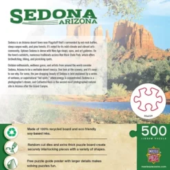 MasterPieces 500 Piece Jigsaw Puzzle For Adults - Sedona, Arizona - 18"x24" -LITTLE TIKES Shop GUEST 9b01cca0 c19c 486a 92c7 d19a319552be