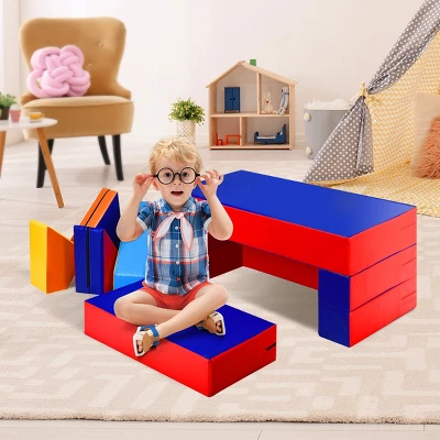 Costway 4-in-1 Crawl Climb Foam Shapes Playset Softzone Toy Toddler Preschoolers Kids 5 Costway 4-in-1 Crawl Climb Foam Shapes Playset Softzone Toy Toddler Preschoolers Kids - Image 5