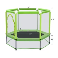 55'' Toddlers Indoor Outdoor Mini Trampoline With Safety Enclosure Net And Balls - ModernLuxe -LITTLE TIKES Shop GUEST 9cc034a2 5170 4c20 99f6 90f862c48d3f