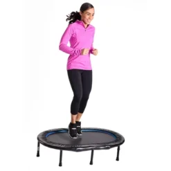 Stamina Oval Fitness Rebounder Trampoline For Home Gym Cardio Exercise Workouts Supports Up To 250 Pounds & Takes Up A 45" By 33", Black/Blue -LITTLE TIKES Shop GUEST 9cdf3986 ddd3 42f8 ae20 ea83603d50b4