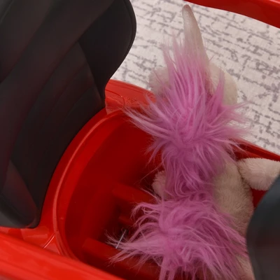 Aosom 3 In 1 Ride On Push Cars For Toddlers, Stroller Sliding Walking Car With Sun Canopy, Horn, Music, Safety Bar, Cup Holder And Storage 5 Aosom 3 In 1 Ride On Push Cars For Toddlers, Stroller Sliding Walking Car With Sun Canopy, Horn, Music, Safety Bar, Cup Holder And Storage - Image 5