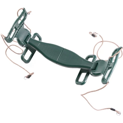 PLAYBERG Outdoor Swingset Plastic Double Glider Playground Patio 2 Person Kids Fun Swing, Green 4 PLAYBERG Outdoor Swingset Plastic Double Glider Playground Patio 2 Person Kids Fun Swing, Green - Image 4