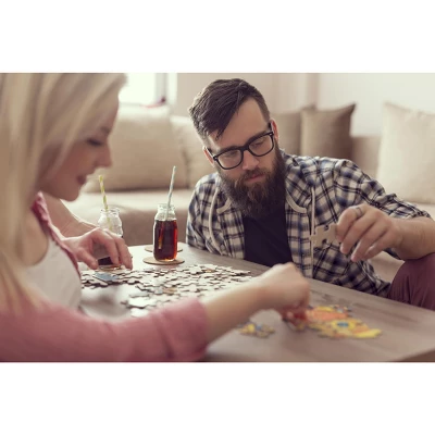 MasterPieces Inc Afternoon At The Park 500 Piece Hidden Images Glow In The Dark Jigsaw Puzzle 5 MasterPieces Inc Afternoon At The Park 500 Piece Hidden Images Glow In The Dark Jigsaw Puzzle - Image 5