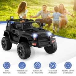 Costway 12V Kids Ride On Truck Car Electric Vehicle Remote W/ Music & Light 17 Costway 12V Kids Ride On Truck Car Electric Vehicle Remote W/ Music & Light -LITTLE TIKES Shop GUEST 9e6ee18f f228 4221 8b69 e1ffb18b2da9