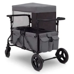 Jeep Wrangler Stroller Wagon With Included Car Seat Adapter By Delta Children - Gray -LITTLE TIKES Shop GUEST 9ea5adee 871f 4faa b4de 301622349a69