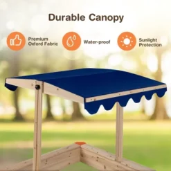 Costway Kids Wooden Sandbox With Height Adjustable & Rotatable Canopy Outdoor Playset 12 Costway Kids Wooden Sandbox With Height Adjustable & Rotatable Canopy Outdoor Playset -LITTLE TIKES Shop GUEST 9ec8e0bb 530a 4eb7 b554 5f3f576537df