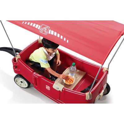 Step2 All Around Canopy Wagon - Red 2 Step2 All Around Canopy Wagon - Red - Image 2