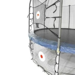 Skywalker Trampolines ActivPlay 15' X 13' Oval Trampoline Combo With Kickback And Bounceback Spring Pad - Navy