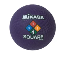 Mikasa 4-Square Rubber Playground Ball, 8-1/2 Inch, Purple