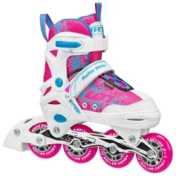 Roller Derby ION 7.2 Girl's Adjustable Inline Skate - White/Mint/Pink -LITTLE TIKES Shop GUEST a08c42de d576 4c30 9864 449fbe139190