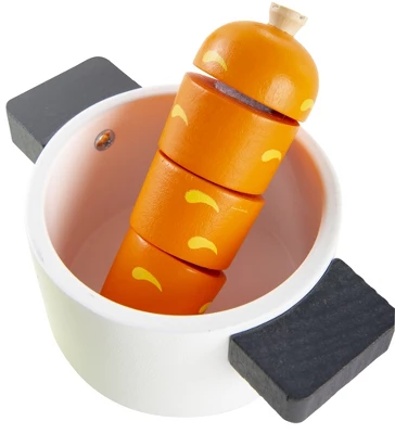 HearthSong 12-Piece Painted Wooden Culinary Play Set With Fruits, Vegetables, And Utensils 5 HearthSong 12-Piece Painted Wooden Culinary Play Set With Fruits, Vegetables, And Utensils - Image 5