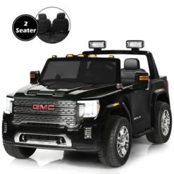 12V 2-Seater Licensed GMC Kids Ride On Truck RC Electric Car W/Storage Box White BlackBluePink Red -LITTLE TIKES Shop GUEST a1afb125 a978 422c 9b6e fbf7e07df3da