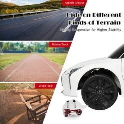 Costway 12V Kids Ride On Car Lexus LC500 Licensed Remote Control Electric Vehicle White 11 Costway 12V Kids Ride On Car Lexus LC500 Licensed Remote Control Electric Vehicle White -LITTLE TIKES Shop GUEST a1d95d92 2c72 4111 a503 f9003258a2b9