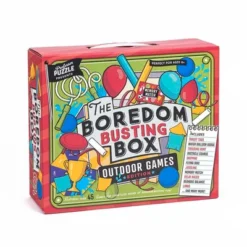 Professor Puzzle Outdoor Boredom Busting Box - 45 Fun Games For Outdoor Picnic Party Activities