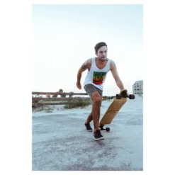 Quest "California Native" Laser Etched Graphics 41" Downhill Style Longboard Skateboard - Natural Wood -LITTLE TIKES Shop GUEST a30840b0 8a93 496a af27 45c6a4828f85