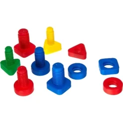 Miniland Educational Nuts & Bolts School Activity Set, 24-Piece Set