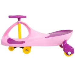 Toy Time Kids' Ride-On Wiggle Car - Pink And Purple